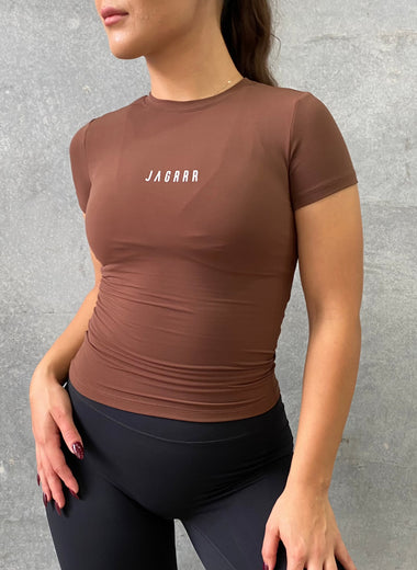 24-7 Fitted Athletic Tee | Russet Brown