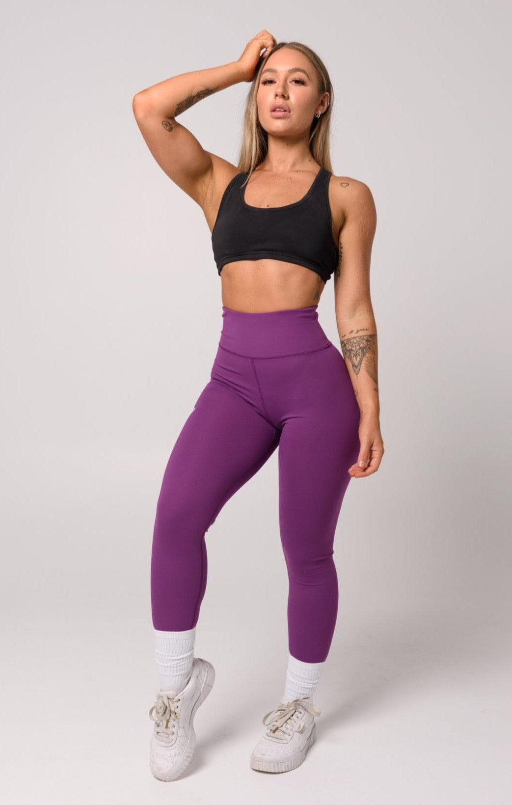 Purple Leopard Capri Leggings – Vibragear Activewear
